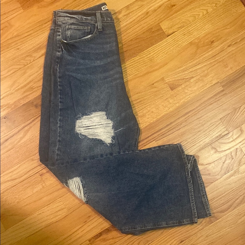 SO Women's Flare & Wide Leg Jeans - Dark Blue